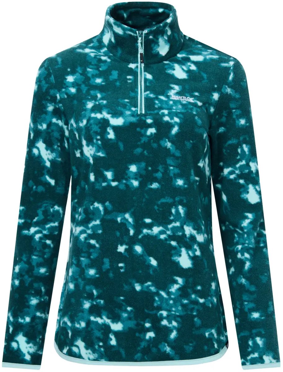 Dames 1/4 zip fleece Regatta Margot Mediterranea Brushstroke Print