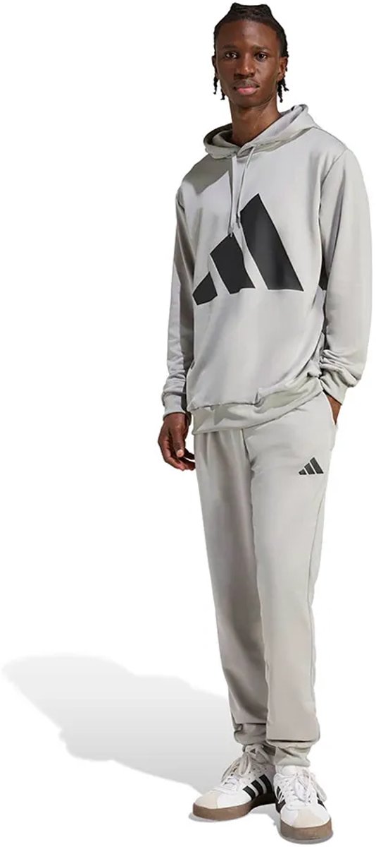 Adidas Sportswear Big Logo French Terry Trainingspak Regular Man Zwart