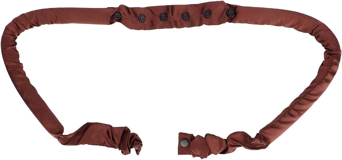 Krultang Hoofdband - Zonder Warmte - Mooie Krullen - Haar Beschermend - 154 cm - Bruin