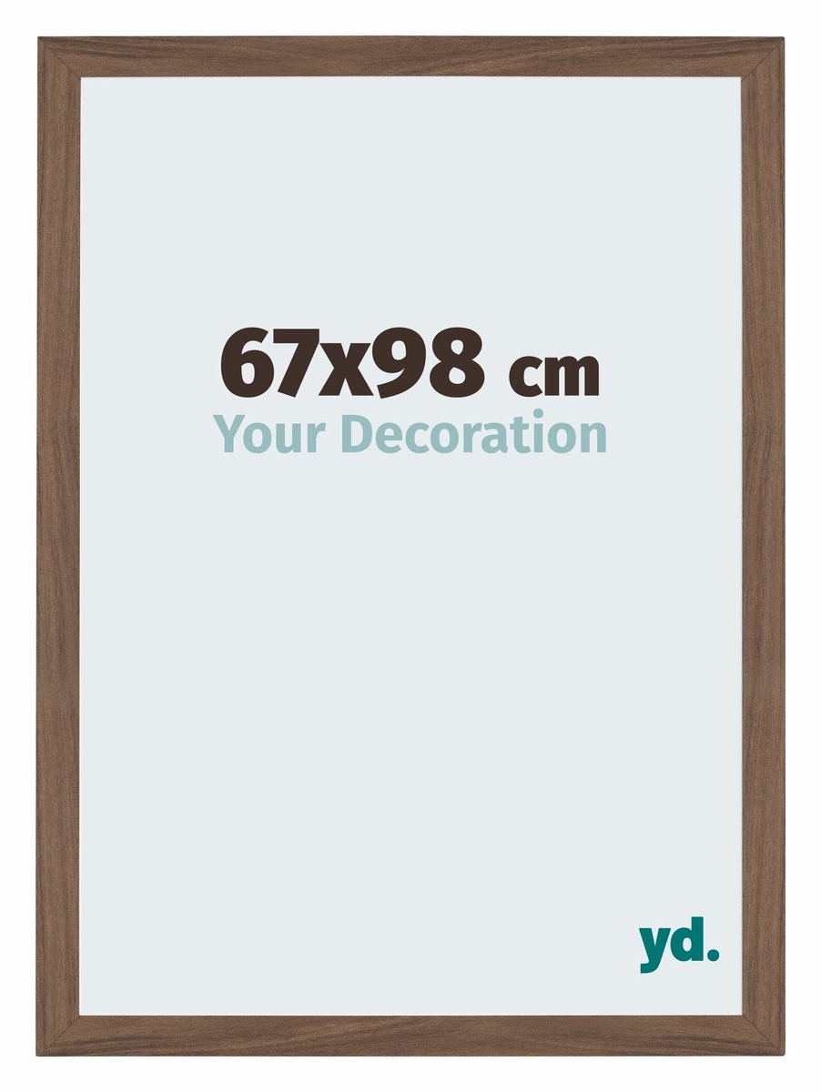 Your Decoration - Puzzellijst 67x98 cm - Walnoot Donker - Puzzellijst 1500-2000 stukjes - MDF Fotolijst - Mura