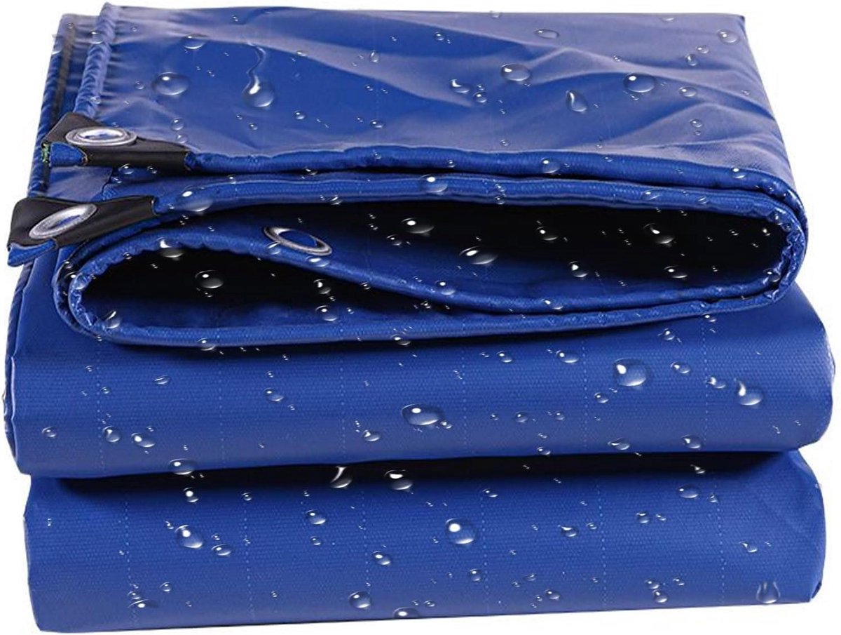 Afdekzeil Waterdicht - Dekzeil Zeil - Tuinmeubelen Afdekken - Uv-Bescherming Regenbescherming - 200 x 300 cm - Blauw