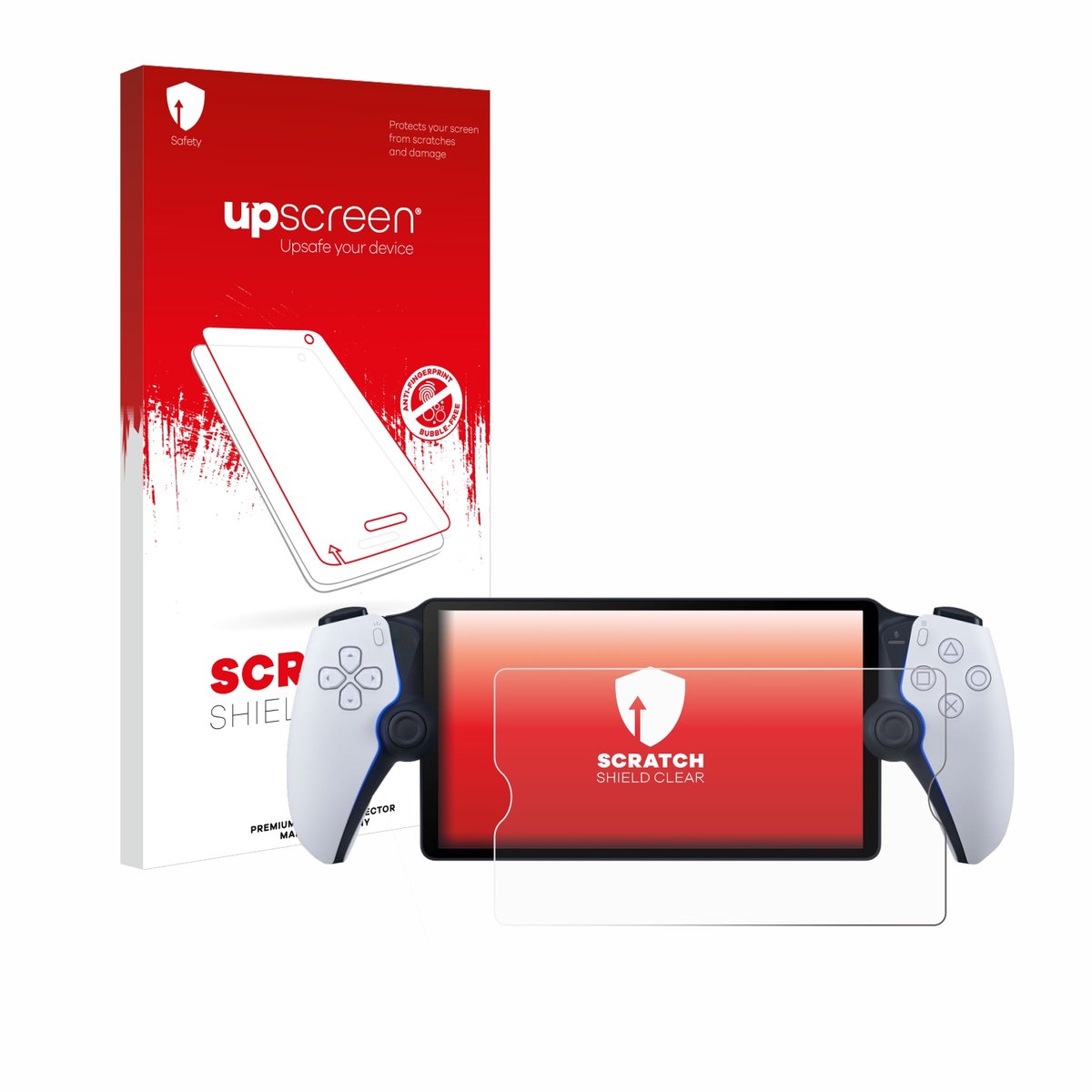 upscreen - Screenprotector voor Sony Playstation Portal - Folie Beschermfolie transparant