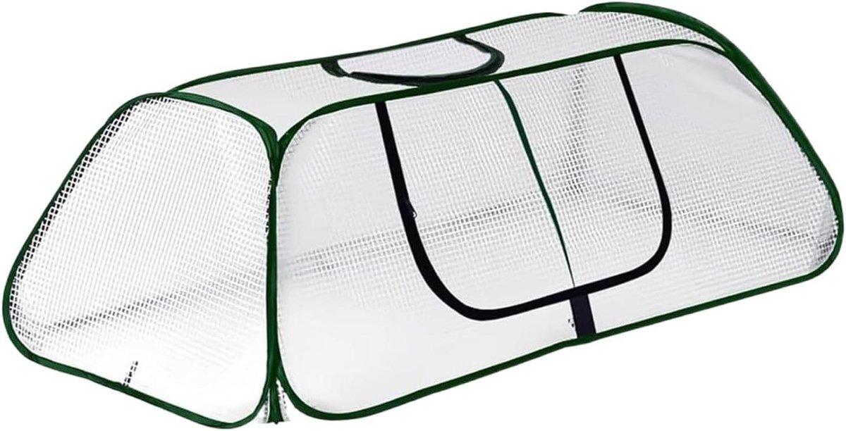Kleine Kas - Draagbare Kweekkas - Planten Beschermen - Weerbestendig PVC - 115x55x45 cm - Groen
