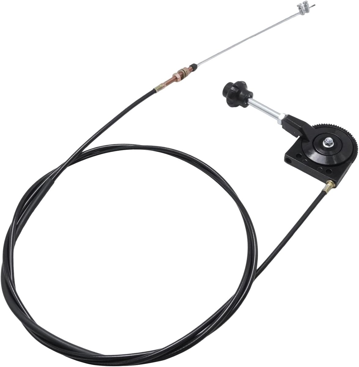 Complete set gashebel met 3 meter bowdenkabel, ideaal voor reparatie en vervanging van grasmaaiers, bouwmachines en motorfietsen, eenvoudig te monteren