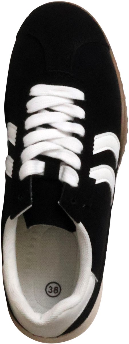 Lage sneakers met veters