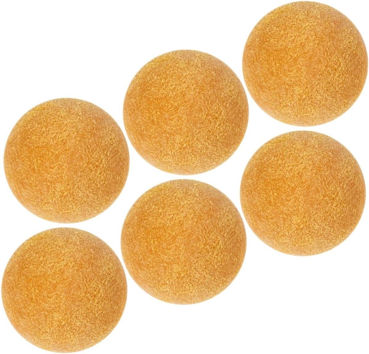 Mini Tafelvoetbalballen - Vervangende Voetbalaccessoires - Spelplezier - Duurzaam Plastic - 3.6 cm - Bruin