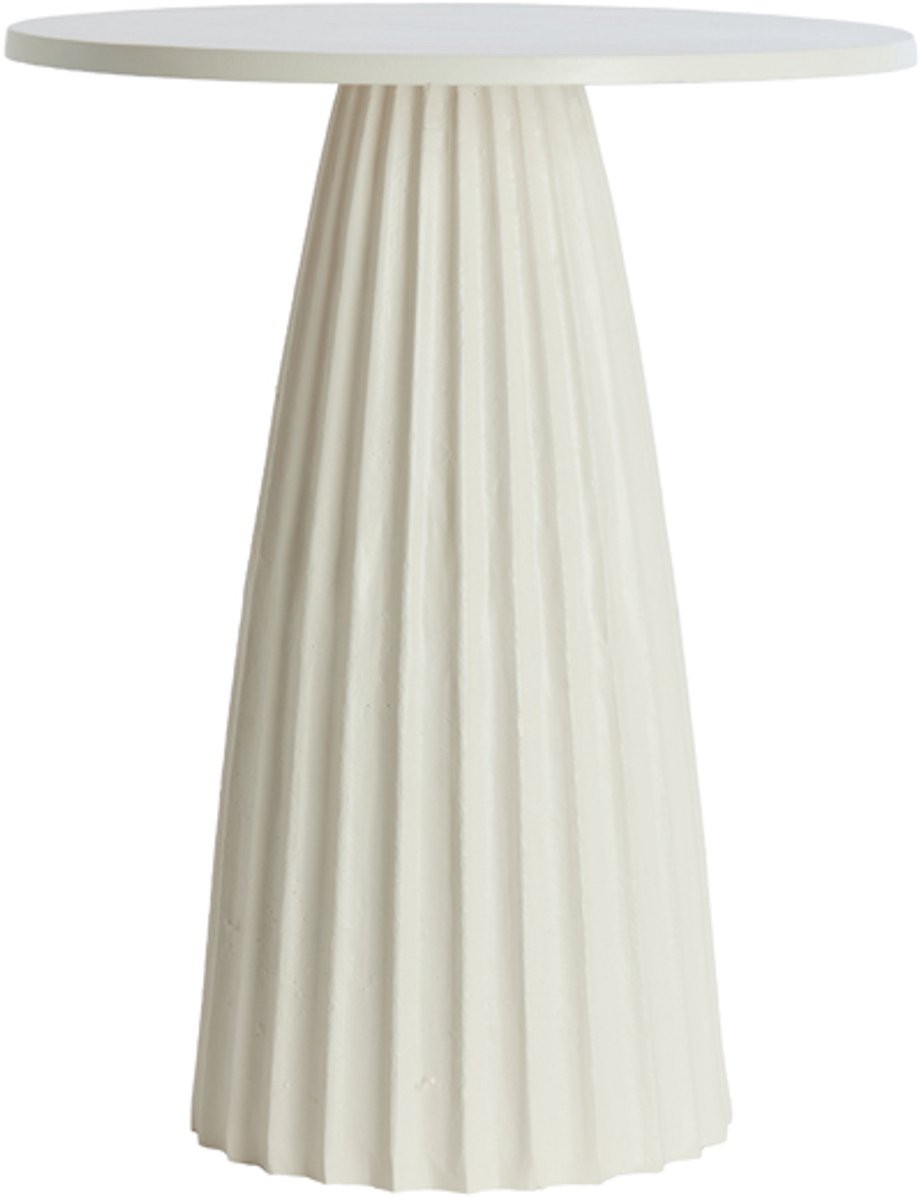 Light&living Bijzettafel Ø45x56 cm VEGLIA crème