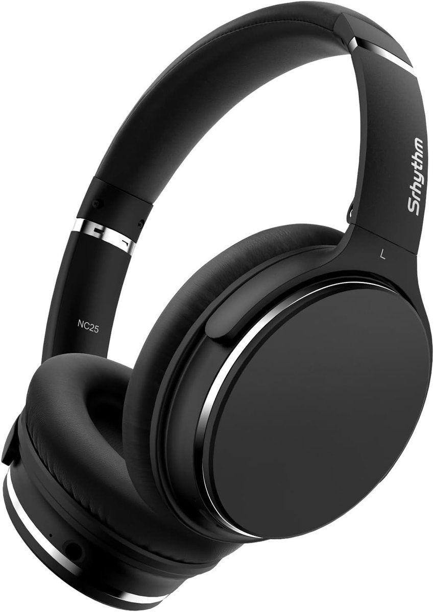 Sporthoofdtelefoon - Zwart - Draadloos Over-Ear - Actieve Ruisonderdrukking en 50 Uur Speeltijd - Met Microfoon en Gamemodus