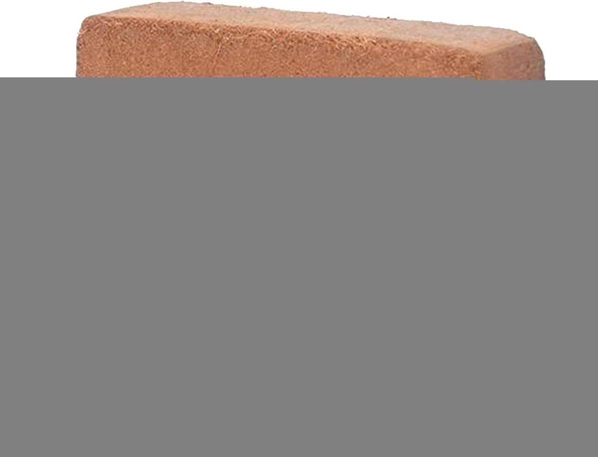 Kokosvezel Blokken - Planten Substraat - Planten Kweken - pH Neutraal - 6-7 Liter Schuimend - Bruin