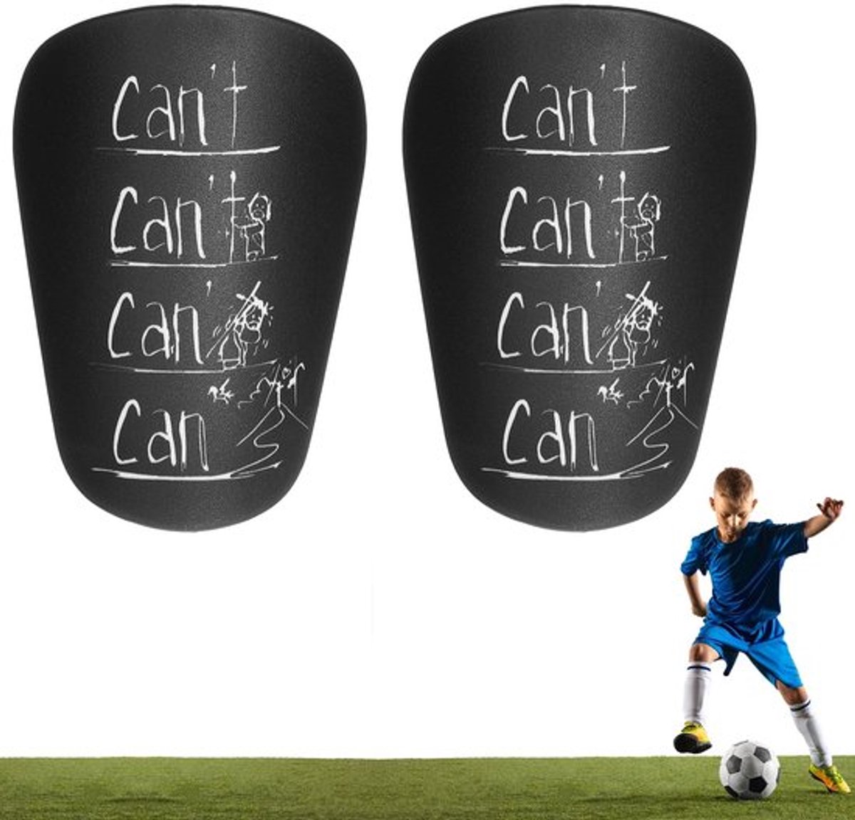 Tyqour 1 Paar Mini Scheenbeschermers Voetbal Kinderen, Kleine Mini Scheenbeschermers, Klein Voetbal Scheenbeschermer, Voetbal Scheenbeschermers Scheenbescherming Voetbal voor Kinderen Jongens Meisjes
