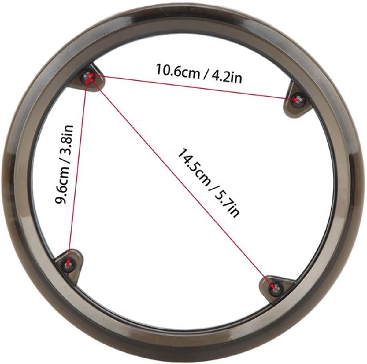 Kettingbeschermer Kunststof - Tandwielbeschermer - Fietskettingwielbeschermer - Upgrade-accessoire - Geschikt voor mountainbikes/racefietsen - Eenvoudig in gebruik