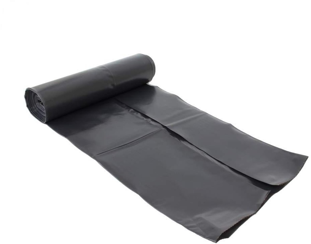 Puinzakken - Afvalzakken Zwaar - Werkplek Opruimen - Heavy Duty Constructie - 50x76 cm - Zwart