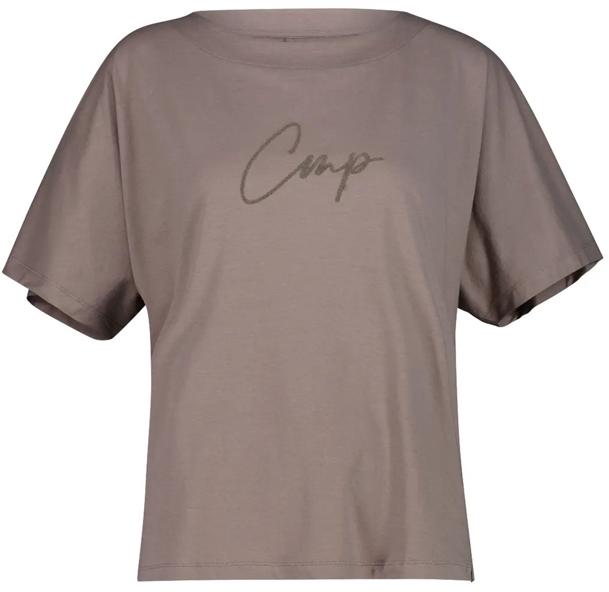 T-shirt van biologisch katoen voor vrouwen CMP Bruin
