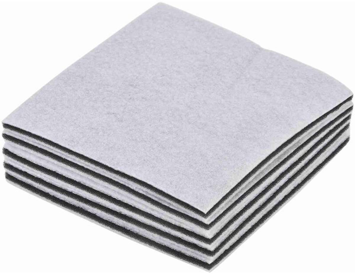 5-delige universele filterset voor stofzuigermotoren, inclusief voorfilter, 150x150 mm