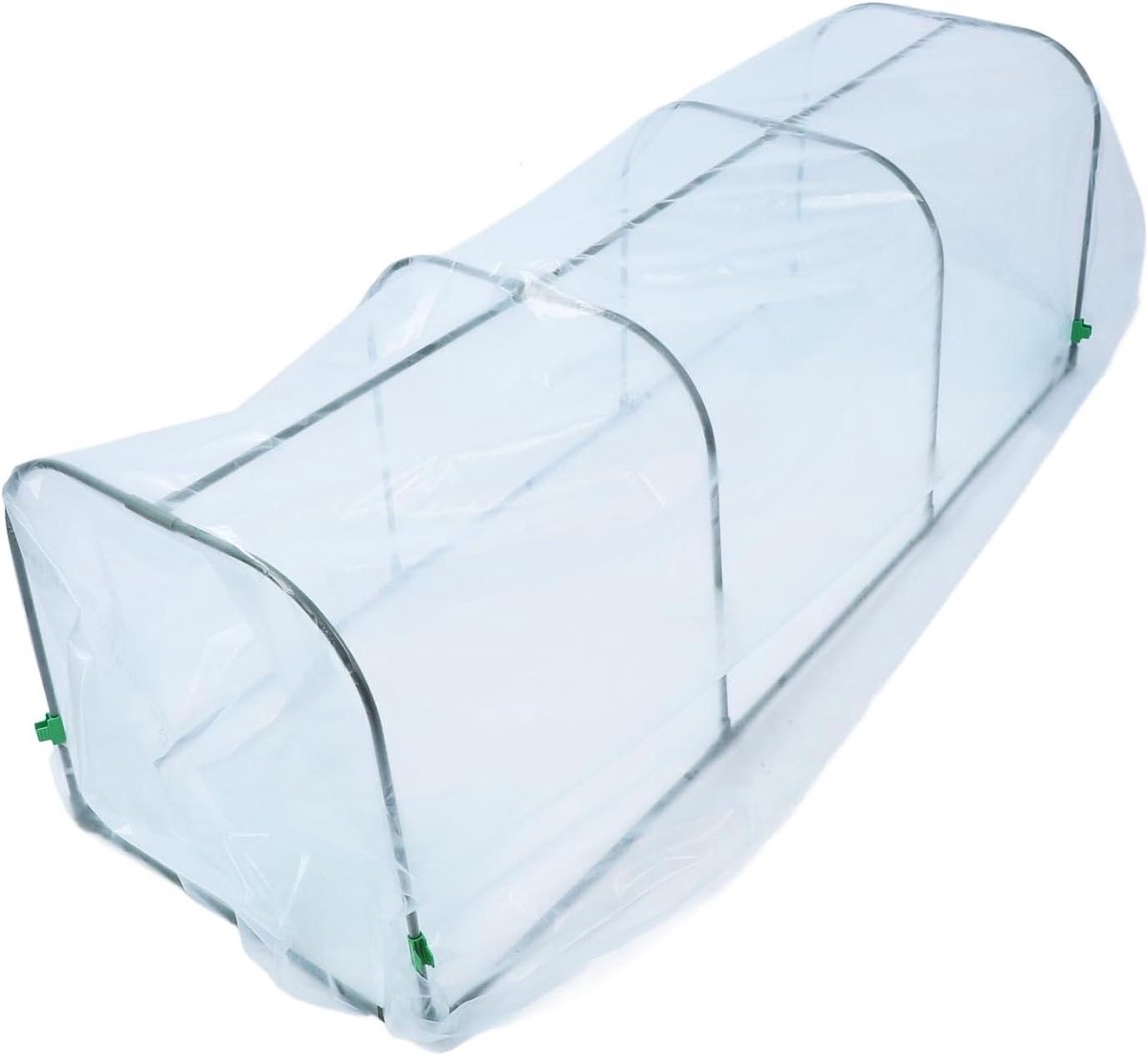 Draagbare Mini Kas - Plantentent Buiten - Planten Kweken - Stevig Stalen Frame - 50x200 cm - Transparant