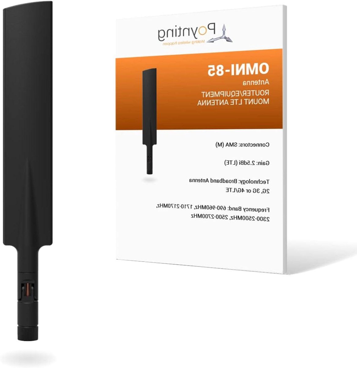 Omni Antenne - 5G Antenne Router - Signaal Versterken - Breedband Dekking - 3.5dBi Gain - Zwart