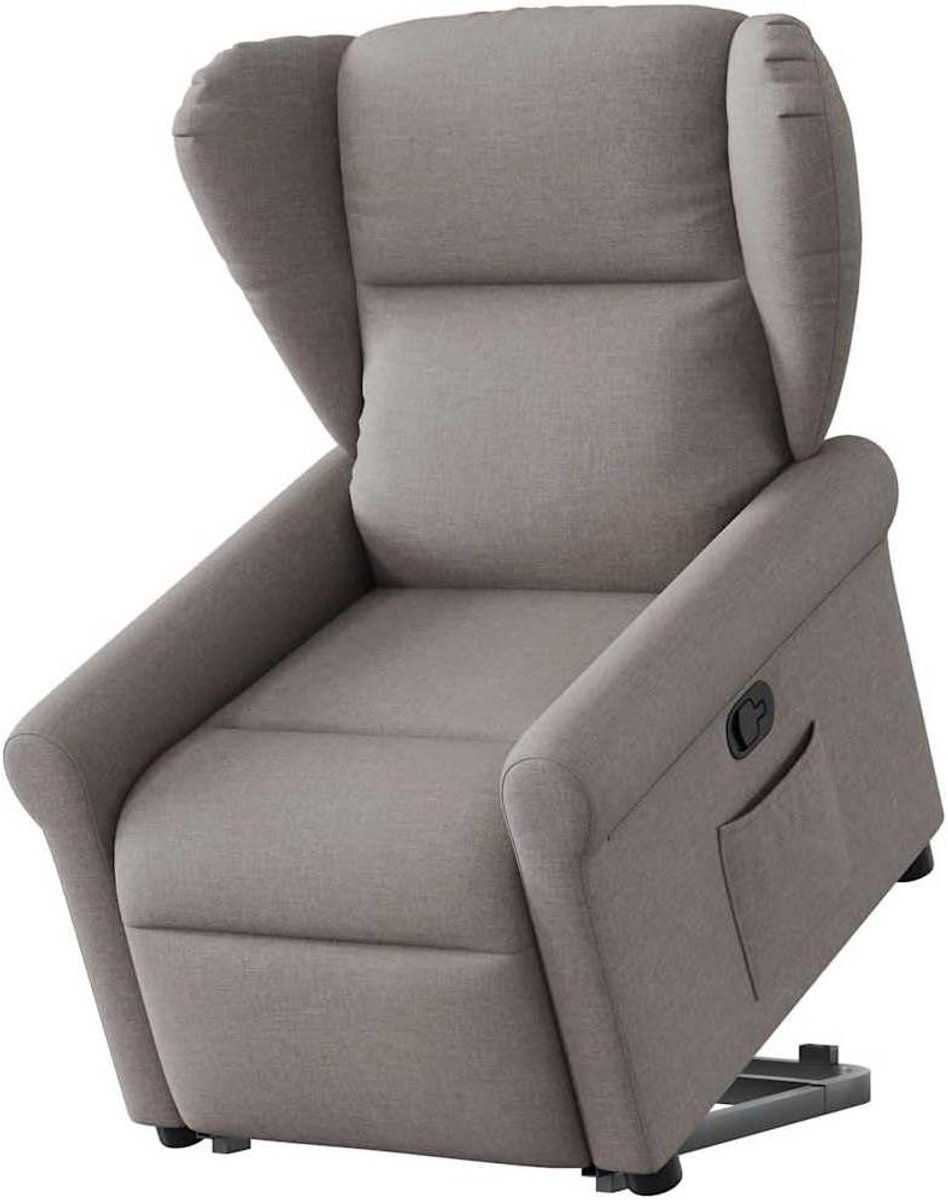 Sta-op stoel - Comfortabele fauteuil - Ontspannen zitten - Elektrische heffunctie - 135 graden kantelbaar - Taupe