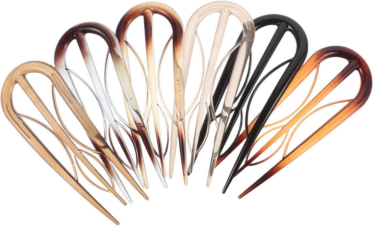 U-vormige Haarspelden - Franse Pins Broodjes Pinnen - Haar Styling - Duurzame Constructie - 10 x 3.5 x 0.5 cm