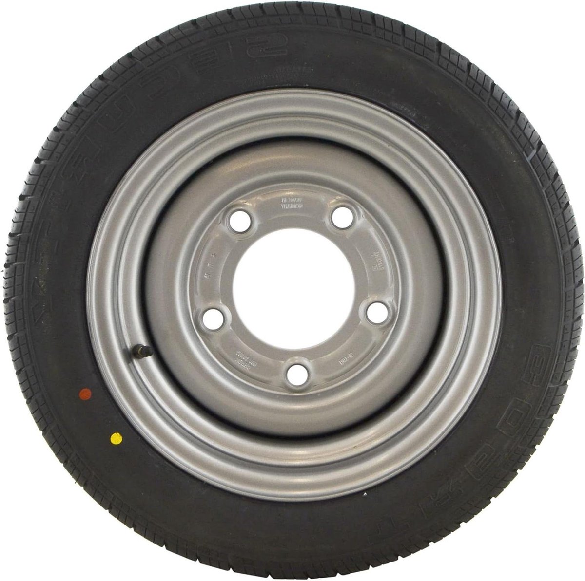 Wiel en Band - Reservewiel Aanhanger - Trailer Onderhoud - Voor 3500kg Trailers - 13 Inch 195/50 R13C - Zwart