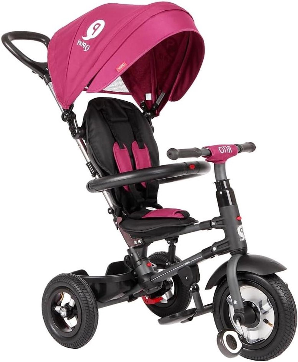 Driewieler - Kinderdriewieler - Buiten spelen - Stevig stalen frame - 93 cm hoog - Paars