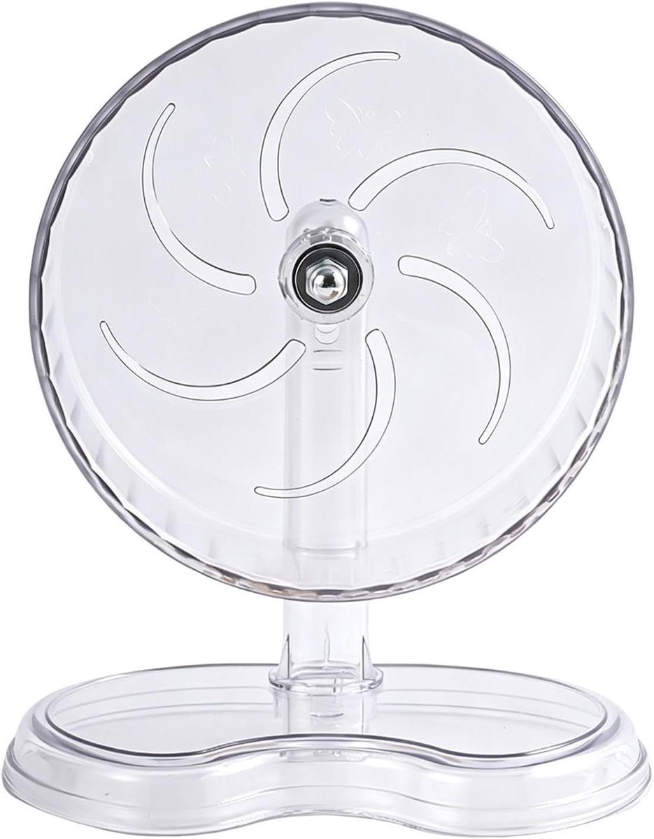 Hamster Loopwiel - Rondloopwiel Knaagdier - Huisdier Beweging - Stoorvrij Speelplezier - 24 cm Diameter - Niet gespecificeerd