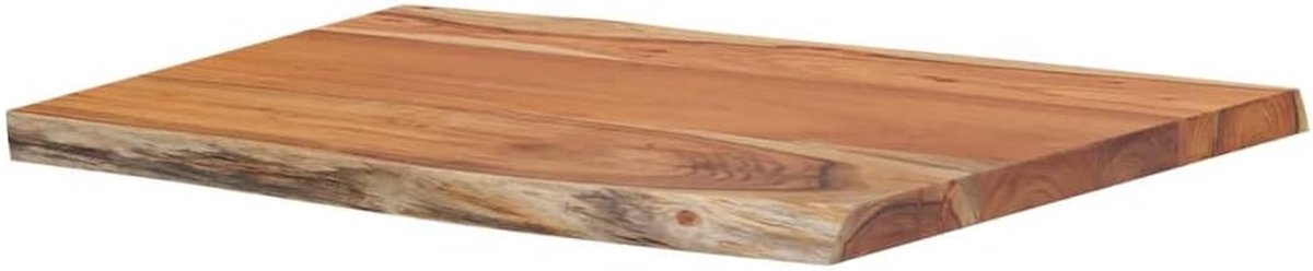 Tafelblad Acaciahout - Houten Blad - Meubelprojecten - Natuurlijke Boomrand - 70 x 60 cm - Houtkleur