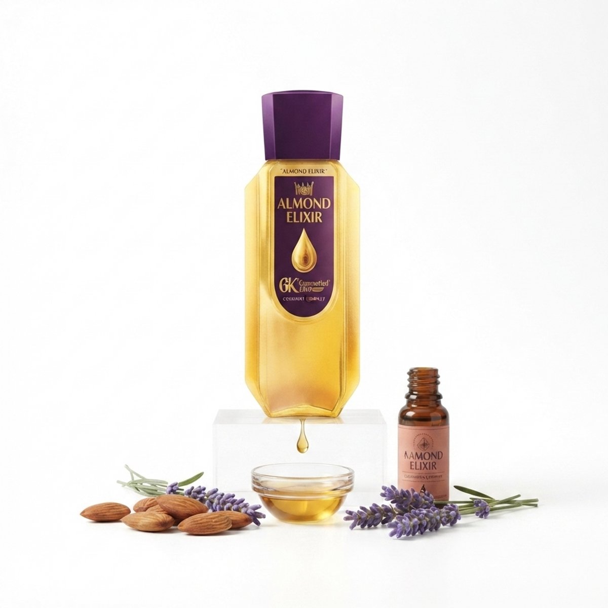 Bajaj Almond Drops Haarolie - 300 ml - Voedende Haarolie met Amandelolie en Vitamine E - Lichtgewicht Verzorging voor Sterk en Glanzend Haar - Anti-haarbreuk Formula Met Kajal Sticker