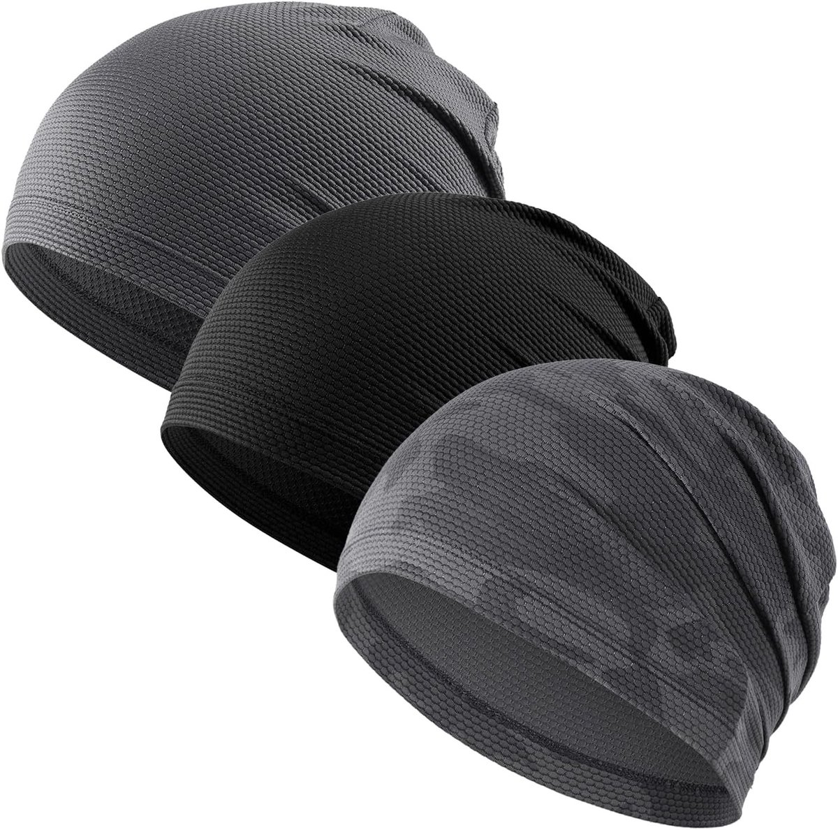 Koelmuts - Zwart - Ademend 3D Mesh - Unisex Sportieve Hoofdbedekking voor Fietsen en Gym