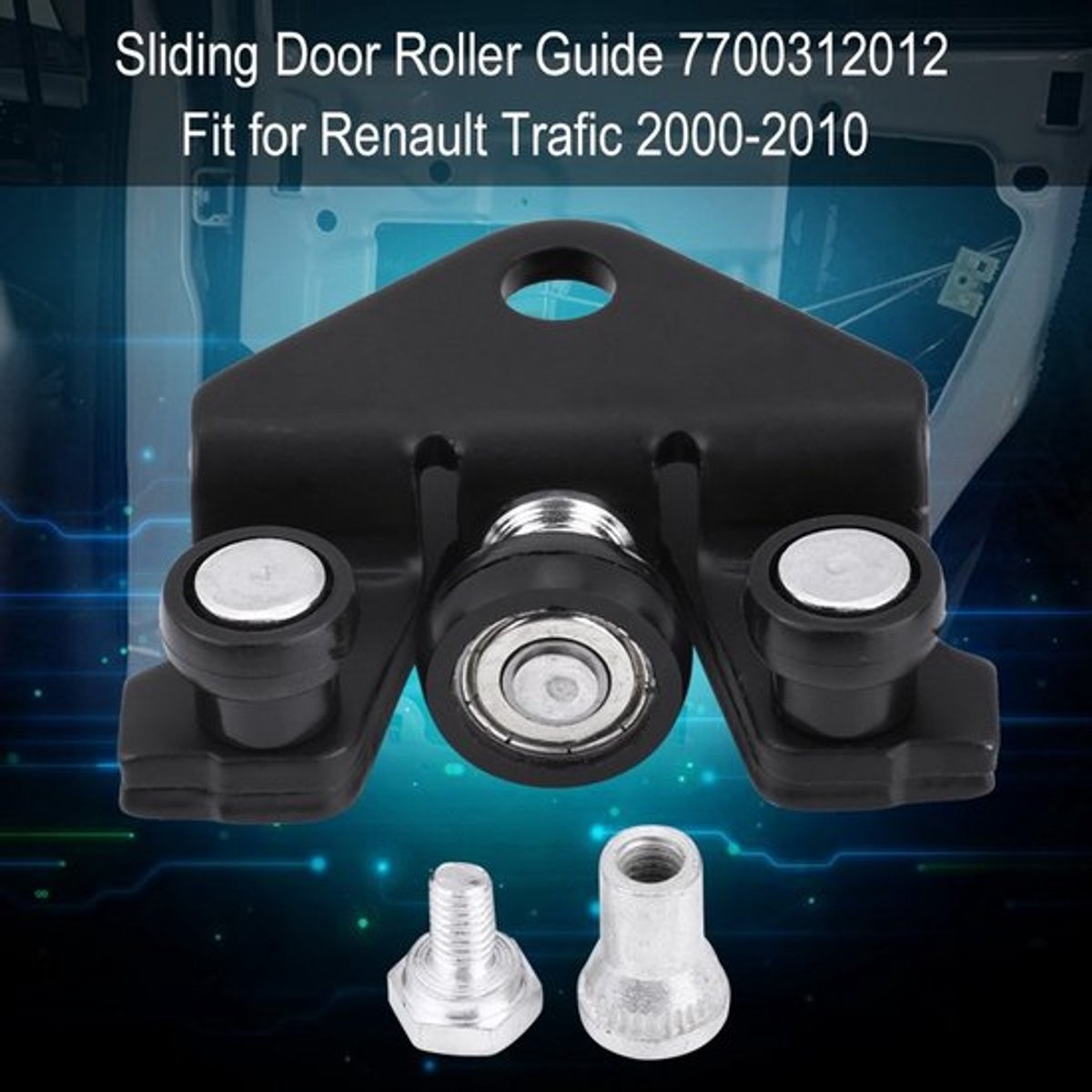 Schuifdeur Scharnier Universeel - Schuifdeur Roller Gids - Voor 2000-2010 - Metaal - 7,7 x 6,5 cm - Onderdeelnummer 7700312012 - Schuifdeurrol