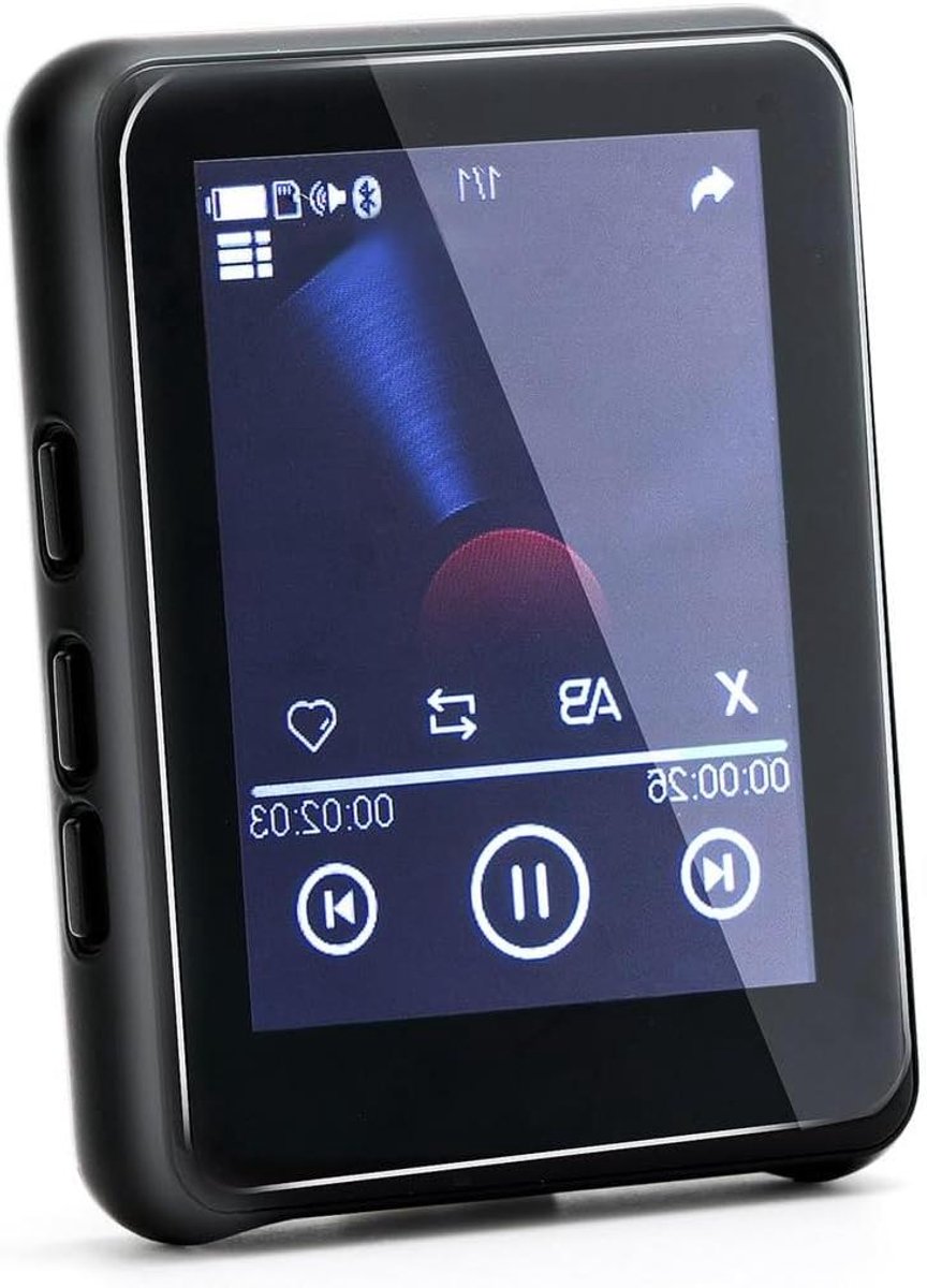 Draagbare Muziekspeler - Digitale Audio - Muziek Luisteren - Volledig Touchscreen - Tot 128GB - Zwart