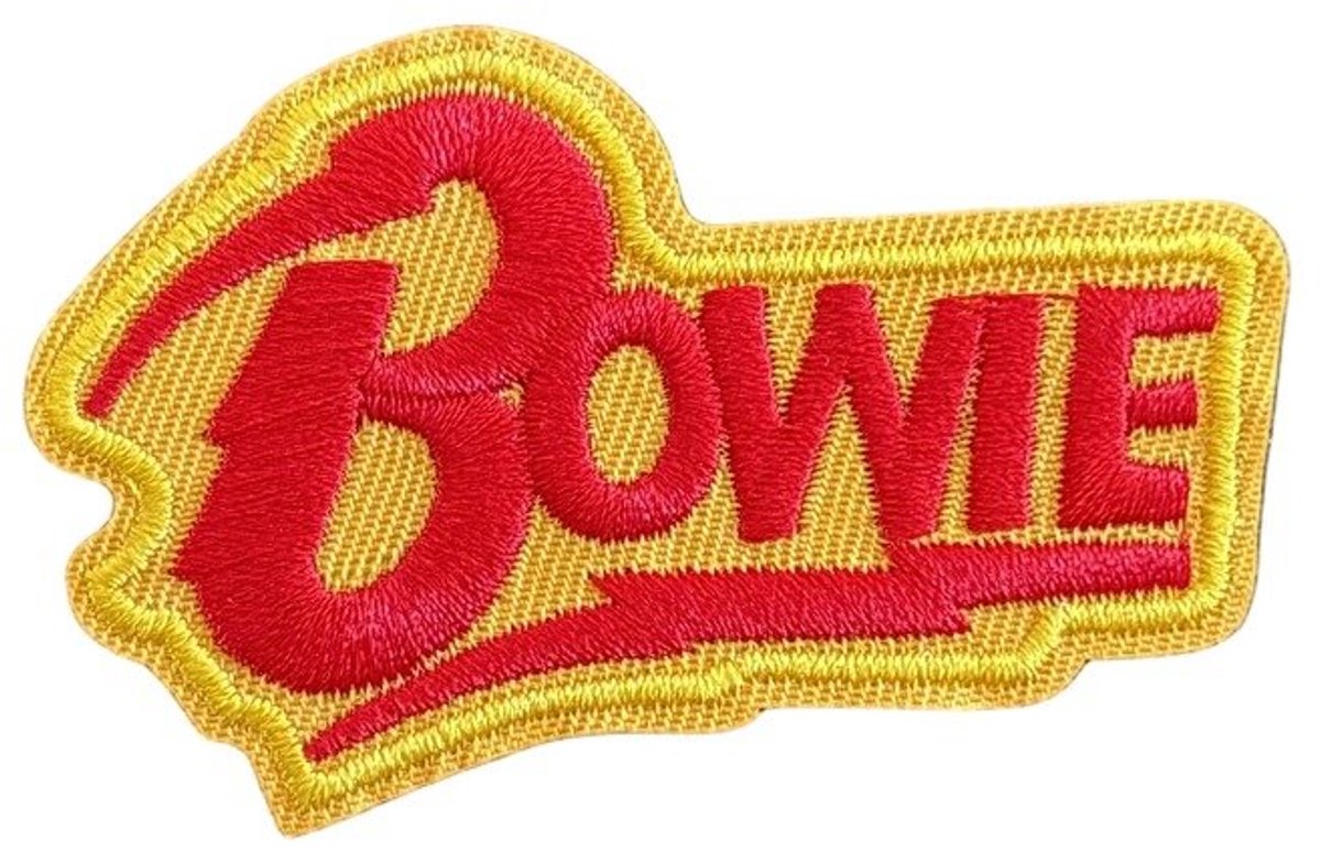 Patchy® – Bowie Strijk Embleem Patch 7 x 4.5 cm