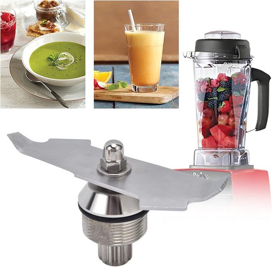Vervangend Mes voor Blender, 2-Blad Juicer Mes, RVS Vervangingsonderdelen voor Blender, Geschikt voor Diverse Modellen — afbeelding 3