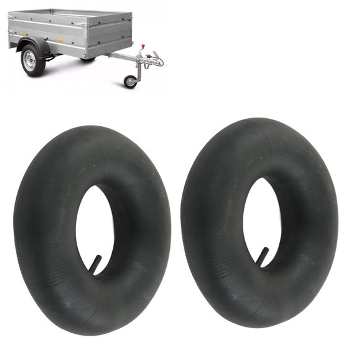 Binnenband 145/70-6 Antiexplosief - Rubber - Geschikt voor Go-Karts - Vrachtwagens - Grasmaaiers - 2 Stuks - Band