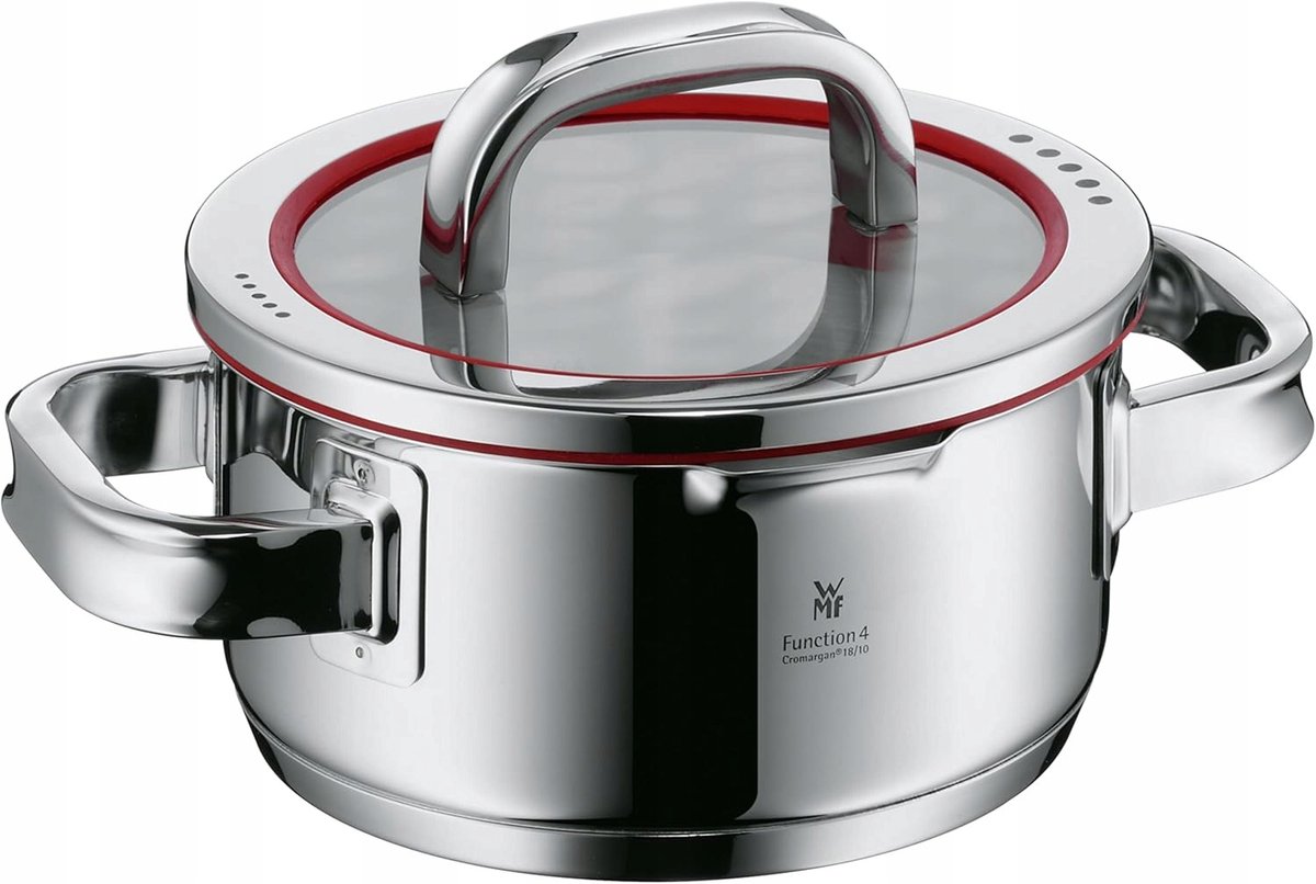 Functionele Pan 16 cm Zilver - Ergonomisch & Inductie