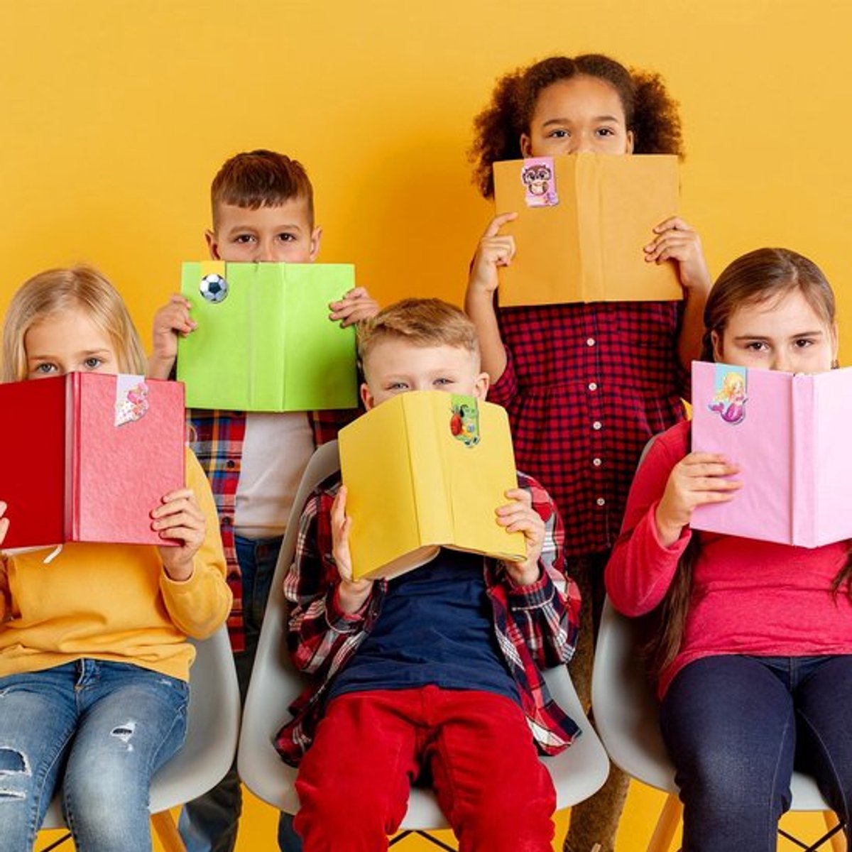 Bladwijzers 6 Stuks - Voetbal/Dino/Raketten - Schoolkind/Cadeau - Eerste Schooldag/Souvenir - Kinderen - Boekenleggers