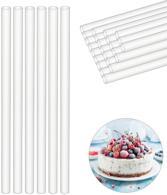 30 Stuks Tortensteunen voor Meerlaagse Taarten - 24 cm — afbeelding 4