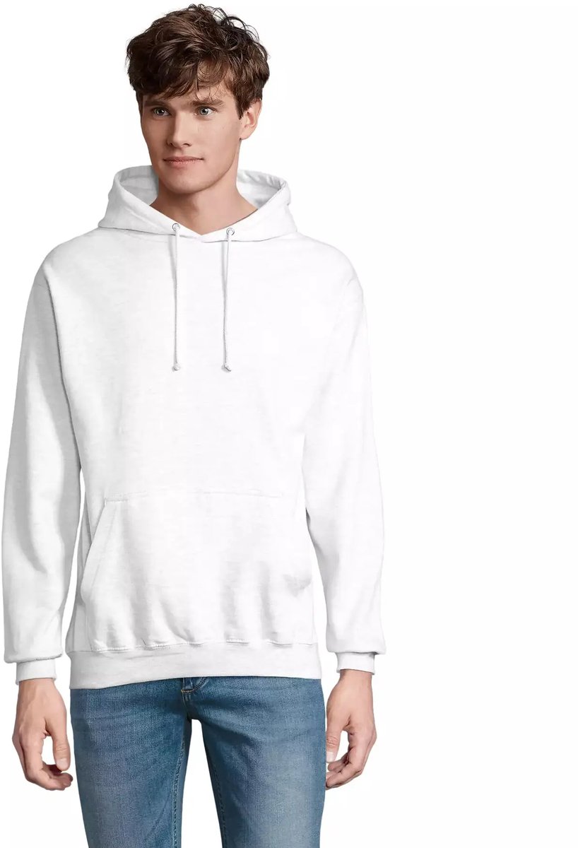 SOL'S Unisex Condor Hooded Sweatshirt L03815 - Ash (Heather) - 3XL