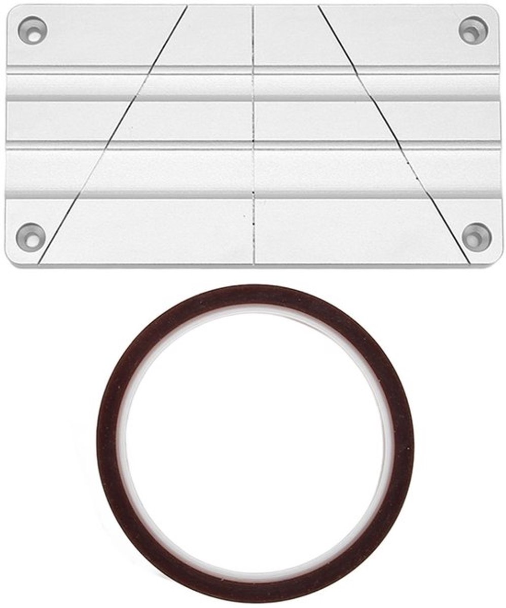 Plakband Set - Aluminiumlegering - 1/4 inch/10 inch - Stabiele Splitsing - Eenvoudig te Bedienen - Nauwkeurige Grootte - Lint