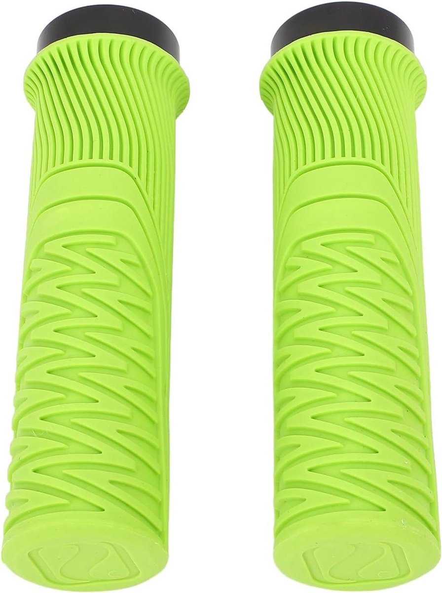 Mountainbike Handvatten - Fietsgrepen Stuurgrepen - Veilig Fietsen - Zacht Hars Materiaal - 17 cm - Groen