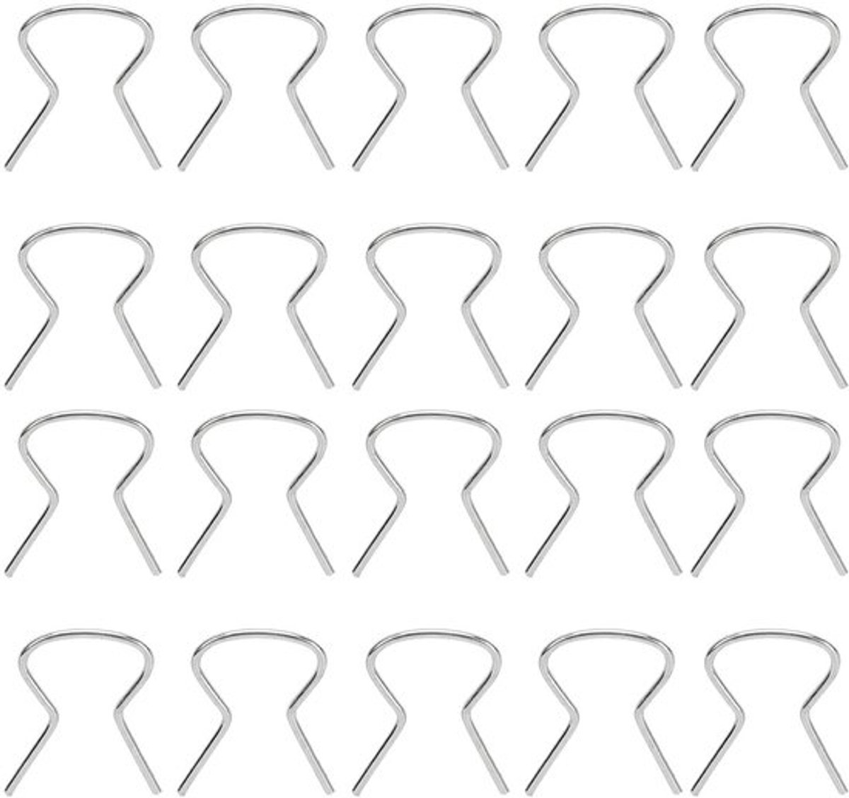 Bevestigingsclip Metalen - Raamgreepbevestigingsclips - Krukhouder - 20 Stuks - OE 4138439/11100222 - Veiligheid en Kwaliteit - Raamgreepclip