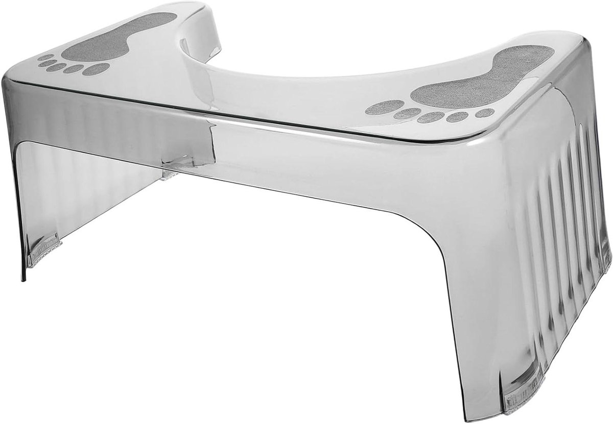 Toiletkruk - Voetenbankje Kinderkruk - Comfortabel Zitten - Antislip Gestructureerd Oppervlak - 38.5 cm Lengte - Zoals Afgebeeld