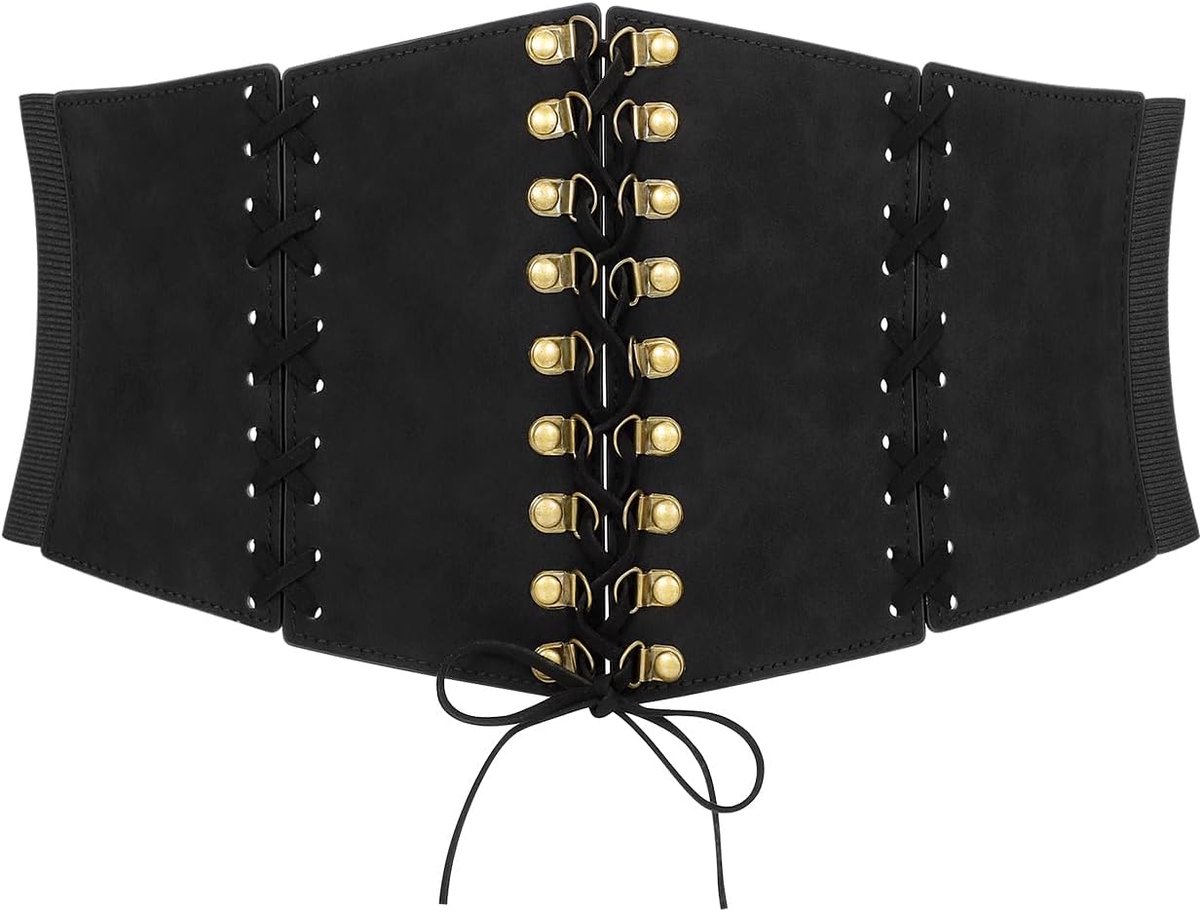 Leren damesriem met gouden gesp voor jeans broeken jurken mode gouden gesp dames lederen riem