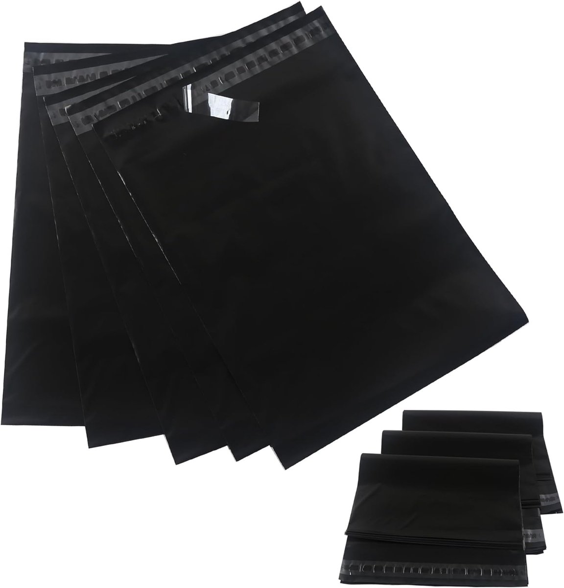 Newlng Verzendzakken Verzendzak voor zendingen (Zwart) Verzendtassen voor kleding en textiel, ondoorzichtig kunststof, zelfklevend, waterdicht en scheurvast 30cmX40cm 30 stuks (verschillende maten)
