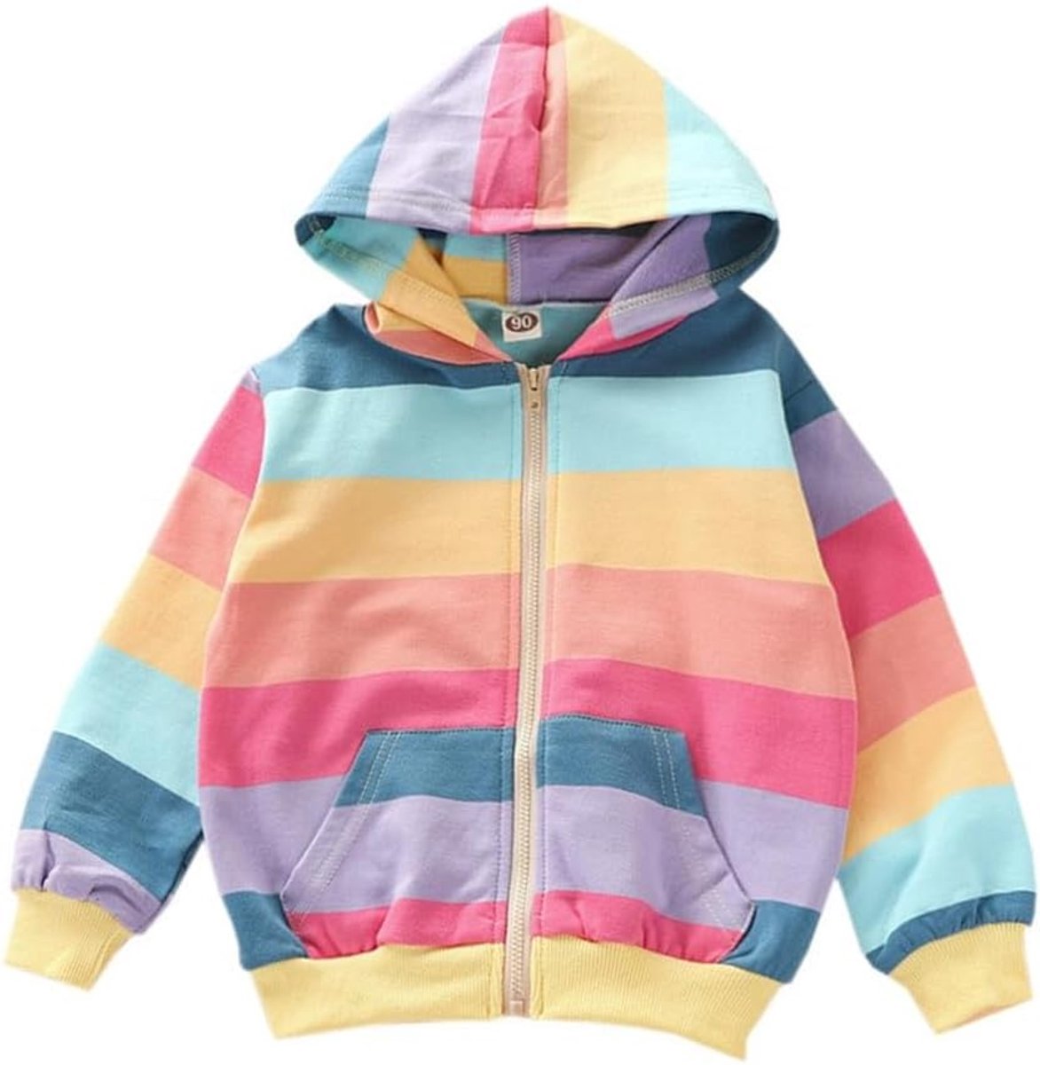 Jas voor meisjes, sweatshirt, ritssluiting, lange mouwen, kleding voor kinderen, herfst, winter, leeftijd 1-8 jaar
