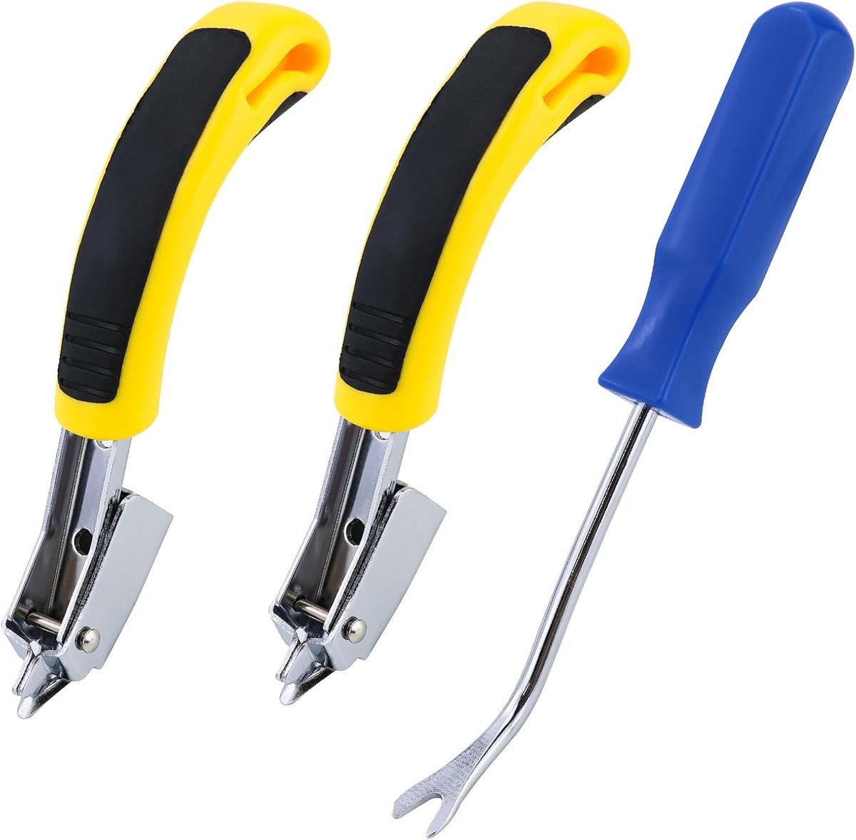 2 stuks nietjesverwijderingsgereedschap, liftpapier, klauwgereedschap, nietjestrekker, bekleding, nietjesverwijderaar voor kantoor, school, huis