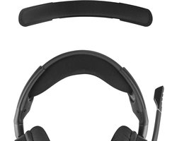 Hoofdbandkussen van meshstof compatibel met Corsair Void RGB Elite/Pro RGB/Pro, vervangende band voor Void-hoofdtelefoon, reparatieonderdeel (Zwart)
