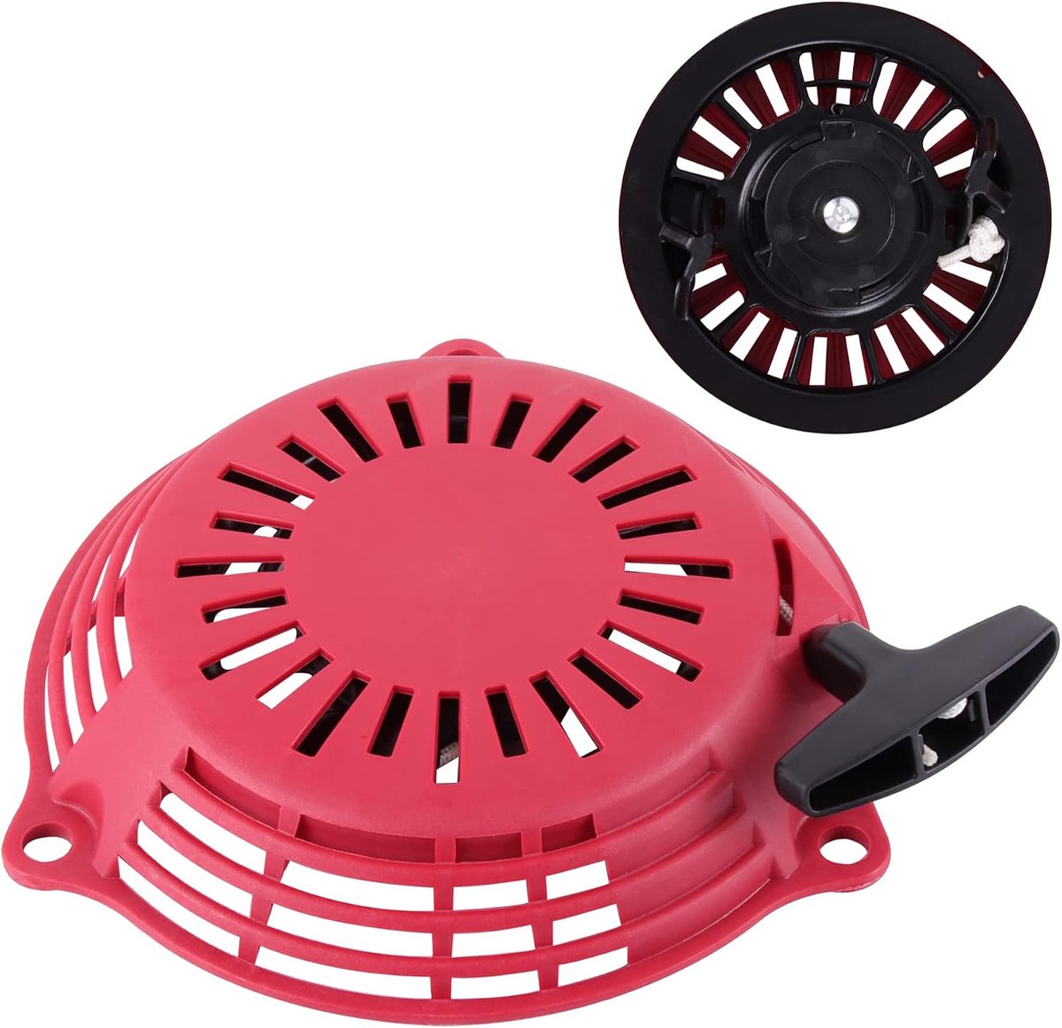 Kickstarter Recoil Starter Pull Start Kickstarter Recoil Pull Starter 3-Gats Pull Starter Vervanging voor GCV160 Red Motortrimmer
