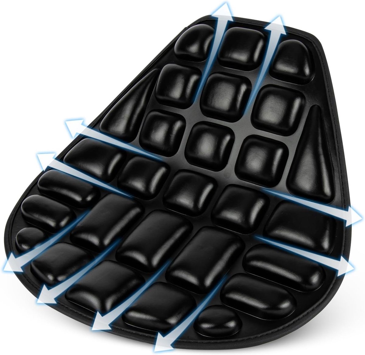 Psler Zadelkussen voor motorfiets, bestuurder, waterdicht, bekleding, motoraccessoires, universele stoelhoes voor scooter, motorcross, zonwering, drukontlastingskussen