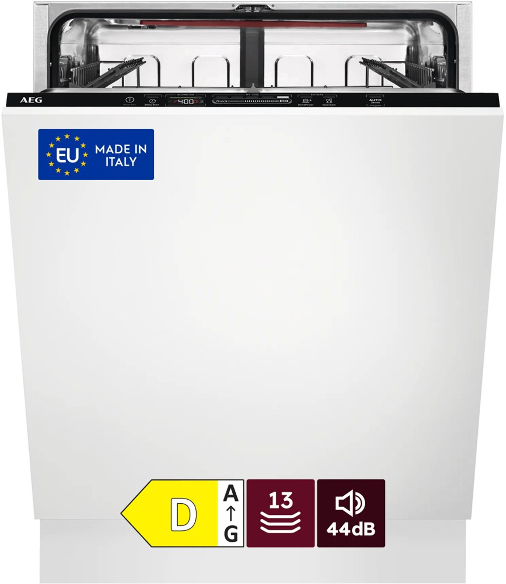 Bol.com AEG AEGFSB53637P - Vaatwasser Semi-ingebouwd - 13 couverts aanbieding