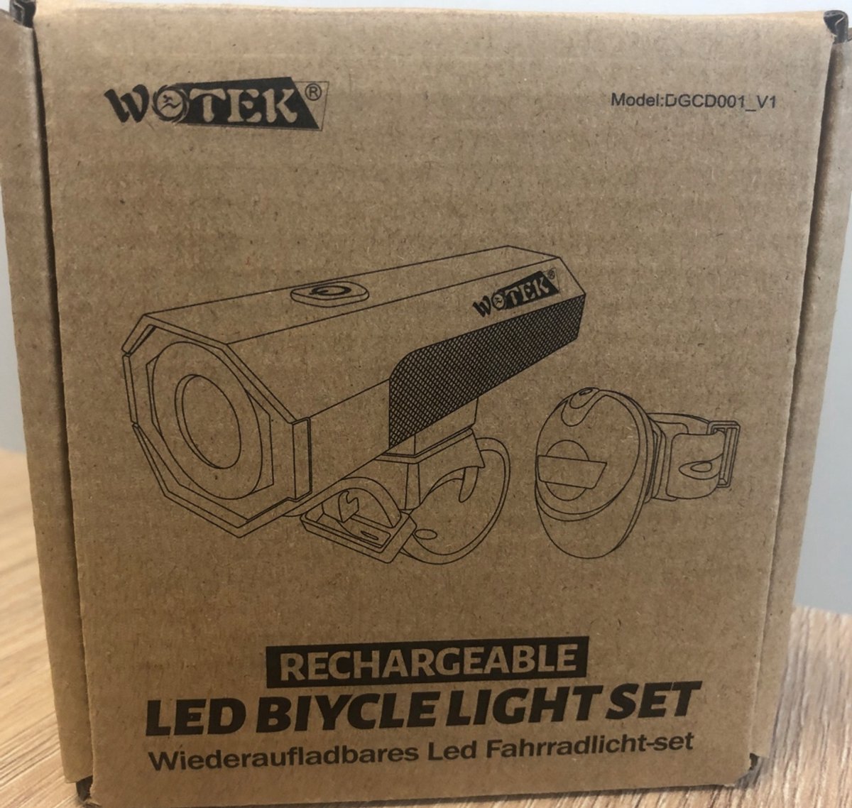 Waterdichte USB Fietsverlichting Set - Voor & Achter